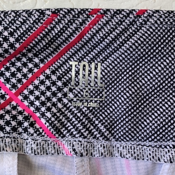 Tail Parisian Plaid Pull-On Capri Golf Pants NWT Size 6 - Picture 5 of 6